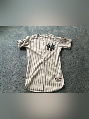 Authentic Majestic New York Yankees #62 Joba Chamberlain Baseball Jersey Size 40